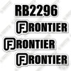 Image of Fits Frontier RB2296 Decal Kit Rear Blades
