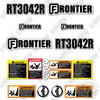 Image of Fits Frontier RT3042R Decal Kit Tiller