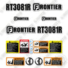 Image of Fits Frontier RT3081R Decal Kit Tiller
