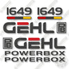 Image of GEHL 1649 Decal Kit Paver - Aftermarket Kit