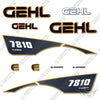 Image of Fits GEHL 7810 Decal Kit Skid Steer