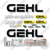 Image of GEHL RS6-42 Mark74 Decal Kit Telehandler - Aftermarket Kit