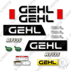 Image of Fits GEHL RT135 Decal Kit Track Loader
