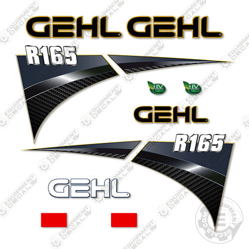 Fits GEHL R165 Decal Kit Skid Steer