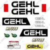 Image of GEHL RT105 Decal Kit Skid Steer - Aftermarket Kit