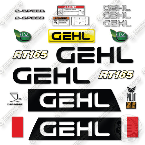 Geisel Sticker Fits GEHL RST165 GEN:3 Decal Kit Compact Loader – Equipment Decals