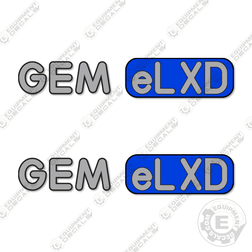 Fits Gem ELXD Decal Kit Utility Vehicle