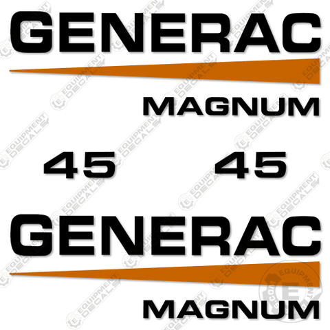 Fits Generac Magnum 45 Decal Kit Diesel Generator