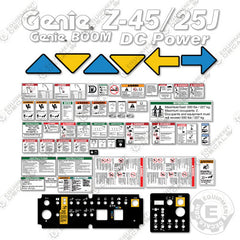 Fits Genie 114054GT Decal Kit Boom Lift