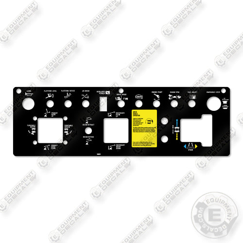 Genie 52230 B Platform Control Decal Kit Aerial Lift - Aftermarket Kit
