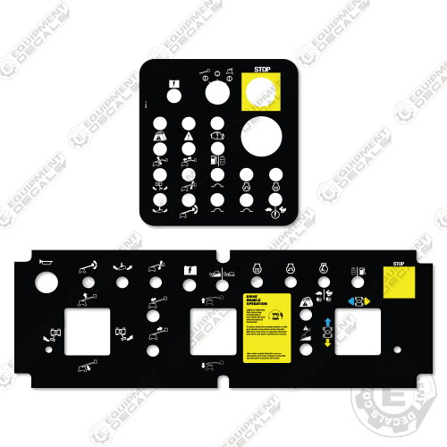 Control Decals Fits Genie S65 Control Decals – Equipment Decals