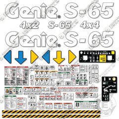 Fits Genie S-65 Decal Kit Boom Lift (2015)