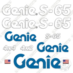 Fits Genie S-65 Decal Kit Boom Lift (No Warnings)