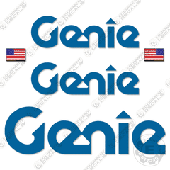 Genie S65 Hood Insert Decal Kit