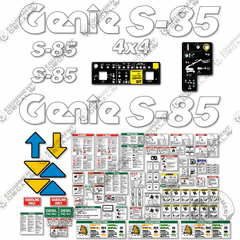 Fits Genie S-85 Decal kit Boom Lift (S8516H-13258 to S8516H-13999)