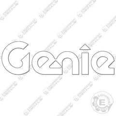 Fits Genie Decal Kit Telehandler Insert