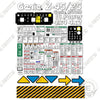 Image of Fits Genie Z-45/25 Decal Kit Boom Lift (FITS SN: 22431-26999)
