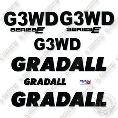 Gradall G3WD Decal Kit Excavator -Aftermarket Kit