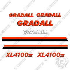 Fits Gradall XL4100-3 Decal Kit Wheeled Excavator