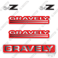 Fits Gravely 34Z Decal Kit Decal Kit Lawn Mower