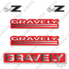 Image of Fits Gravely 34Z Decal Kit Decal Kit Lawn Mower