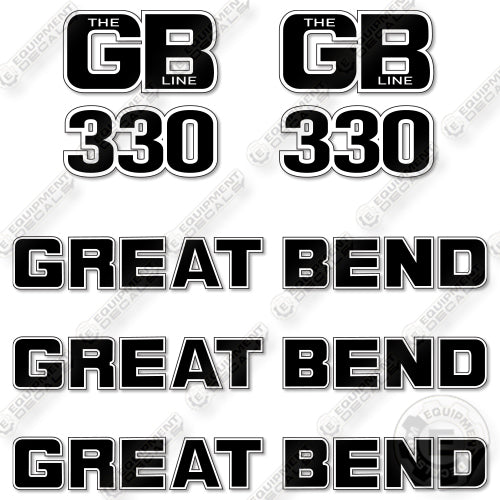 Fits Great Bend 330 Decal Kit Front Loader