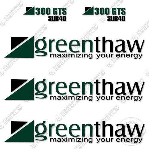 Fits Greenthaw 300GTS Sub40 Decal Kit Ground Heater