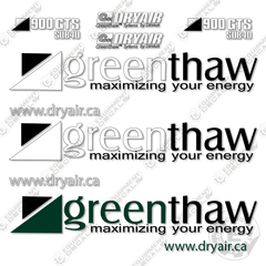 Fits Greenthaw 900GTS Sub40 Decal Kit Heater