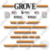 Image of Grove RT635C Decal Kit Crane - Aftermarket Kit