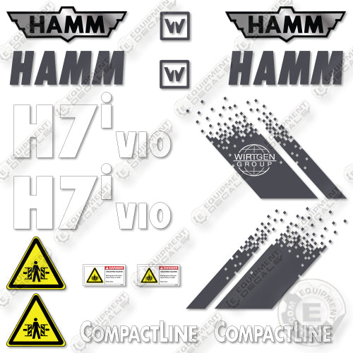 Fits Hamm H 7i VIO Decal Kit Compacter