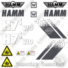 Fits Hamm H 7i VIO Decal Kit Compacter