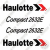 Image of Fits Haulotte COMPACT 2632E Decal Kit Scissor Lift