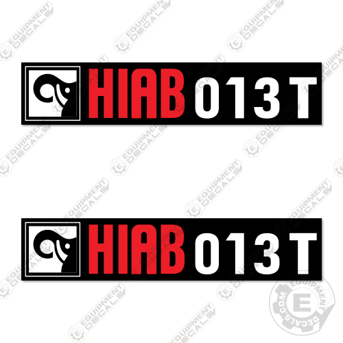 Fits Hiab 013T Decal Kit Crane