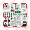 Image of Hiab Moffett M80 Decal Kit Forklift - Aftermarket Kit