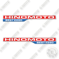 Fits Hinomoto E280 Best Decal Kit Tractor