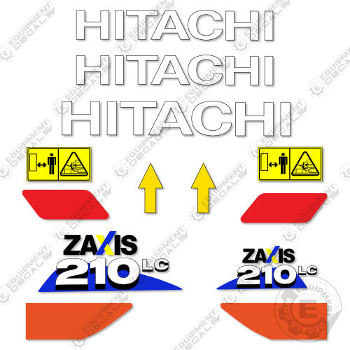 Fits Hitachi ZX210LC-6 Decal Kit Excavator – Equipment Decals