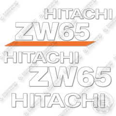 Hitachi ZW 65-6C Decal Kit Wheel Loader - Aftermarket Kit