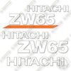 Image of Hitachi ZW 65-6C Decal Kit Wheel Loader - Aftermarket Kit