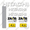 Image of Hitachi ZX190W-3 Decal Kit Excavator- Aftermarket Kit