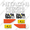 Image of Hitachi ZX190W-5 Decal Kit Excavator- Aftermarket Kit