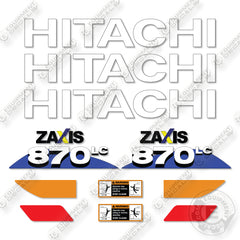 Hitachi ZX870LC-6 Decal Kit Excavator - Aftermarket Kit