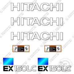 Fits Hitachi EX150LC-5 Decal Kit Excavator