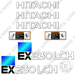 Fits Hitachi EX230LCH-5 Decal Kit Excavator