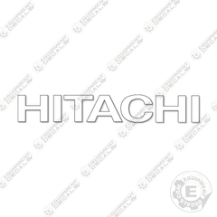 Fits Hitachi ZX210-6 Decal For Rear Counterweight