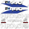 Image of Fits Hitachi ZW140-6 Decal Kit Wheel Loader