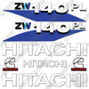 Image of Fits Hitachi ZW140-6 PL Decal Kit Wheel Loader