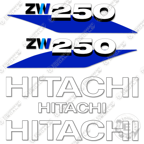 Fits Hitachi ZW250-6 Decal Kit Wheel Loader