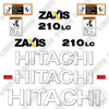 Image of Fits Hitachi ZX210LC-5N Decal Kit Excavator