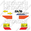 Image of Fits Hitachi ZX225USRK-6 Decal Kit Excavator