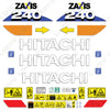 Image of Fits Hitachi ZX240-6 Decal Kit Z-Axis Excavator